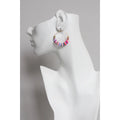 Rainbow Hoop Earrings image 0